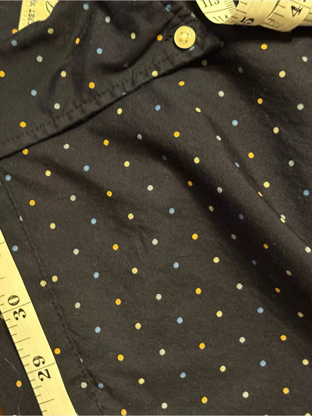 J.Crew Men’s Casual Button-Down Navy Shirt, Medium